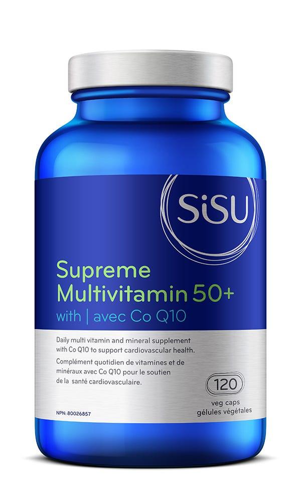 Sisu Supreme Multivitamin 50+ With CoQ10 60 Vcaps Online 