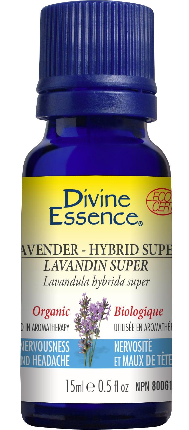 Divine Ess Lavender Hybrid Super Organic 15ml