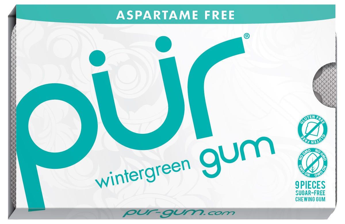 PUR Wintergreen Gum Blister 9pc