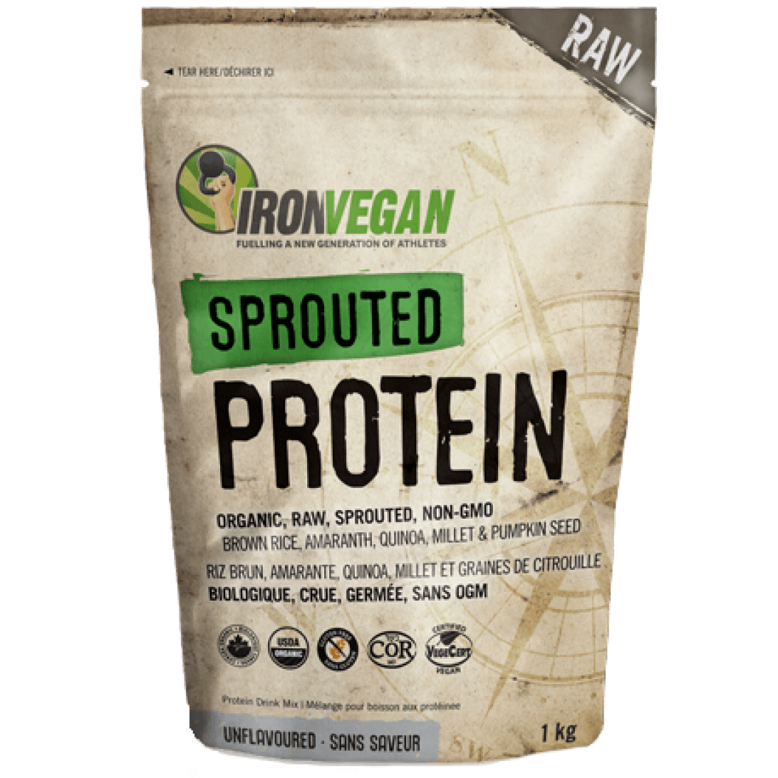 Iron Vegan Sprouted Protein Unflavoured 1 kg