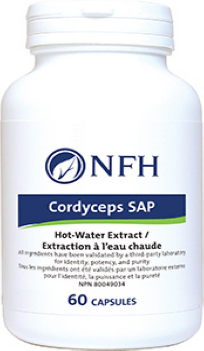 NFH Cordyceps SAP Medicinal Mushroom Hot-Water Extract 60 capsules