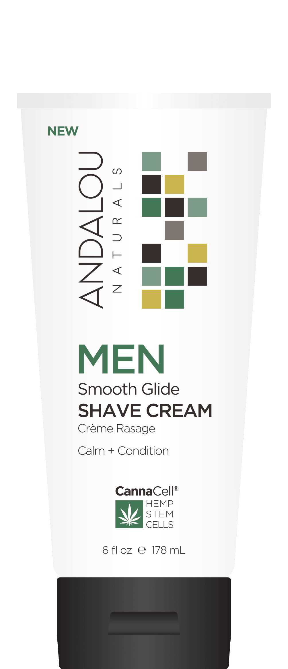 Andalou Naturals Men Smooth Glide Shave Cream 178ml
