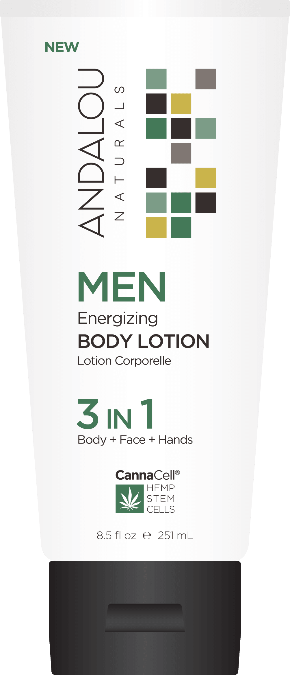 Andalou Naturals Men Energizing Body Lotion 251ml