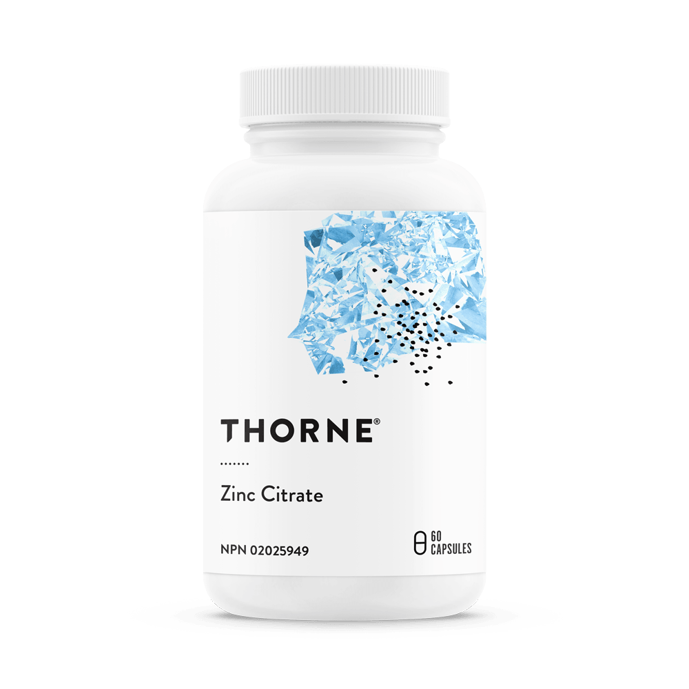 Thorne Zinc Citrate 30mg - 60 Capsules