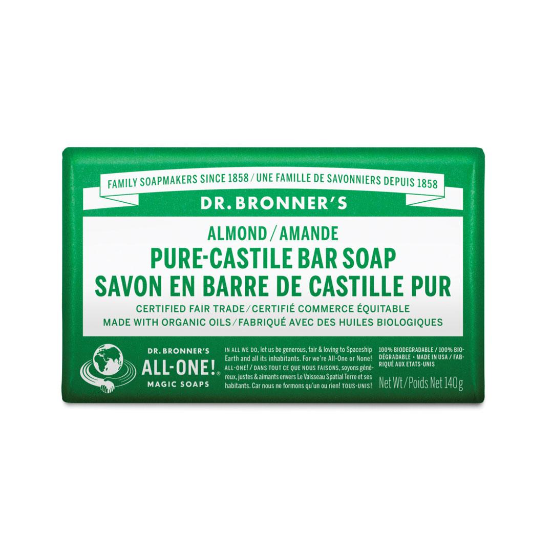 Dr. Bronner's Almond Pure Castille Soap 140gm
