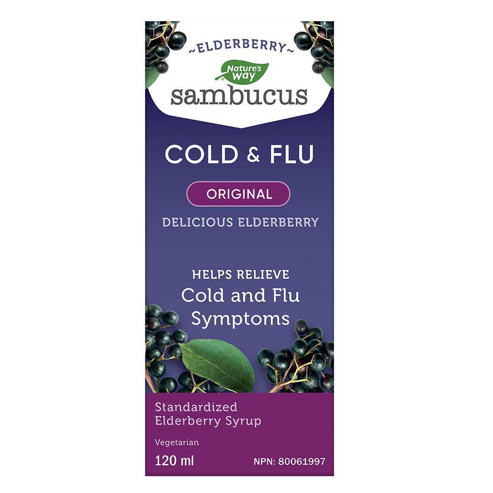 Nature's Way Original Sambucus Cold and Flu Care Syrup - 120ml