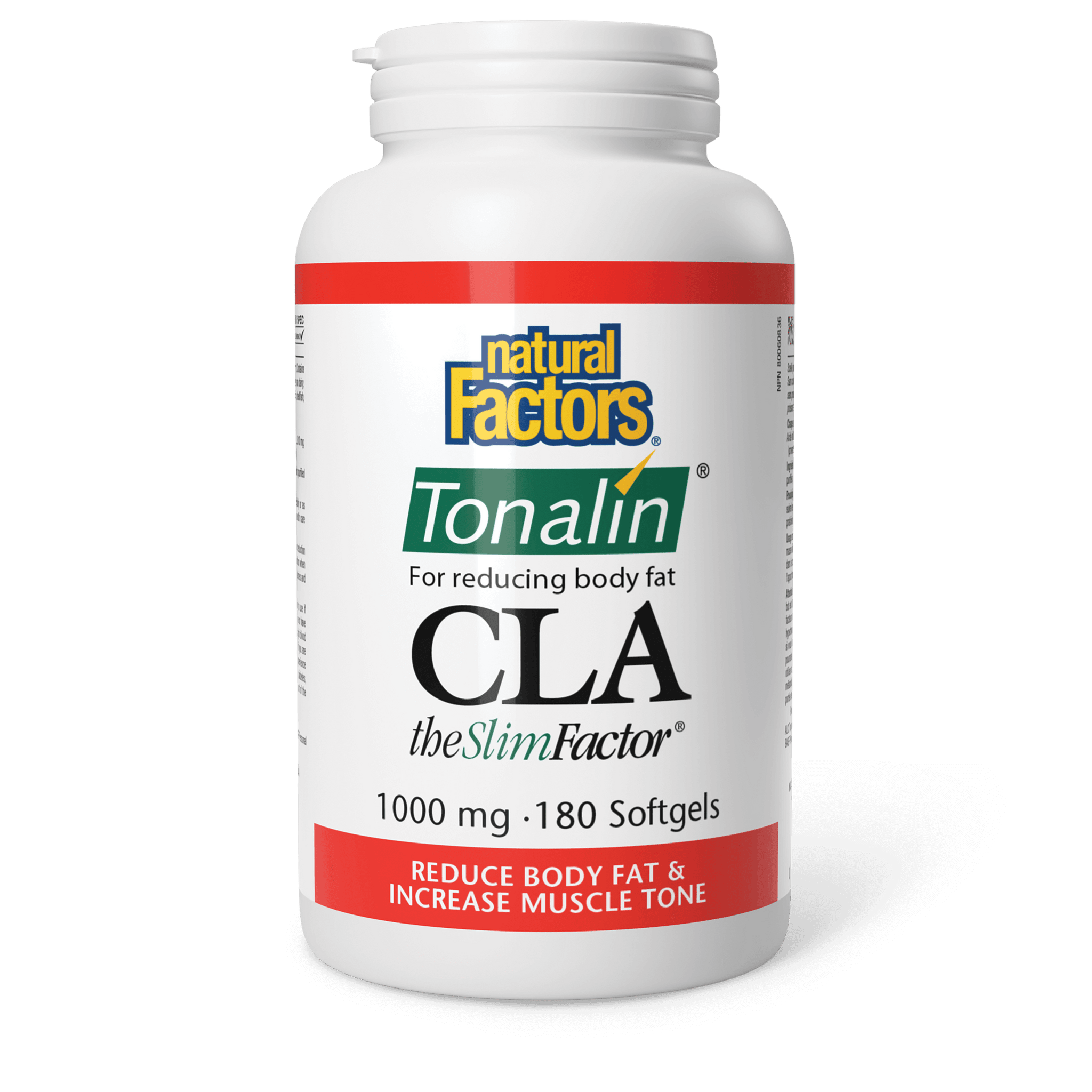 Natural Factors CLA Tonalin 1000 mg 180sg