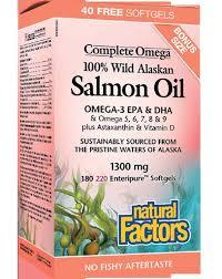 Natural Factors Salmon Oil 220c bonus