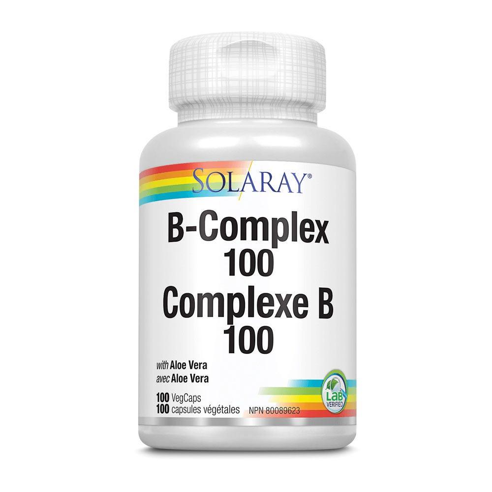 Solaray Vitamin B-Complex Capsules 100 VegCaps Online