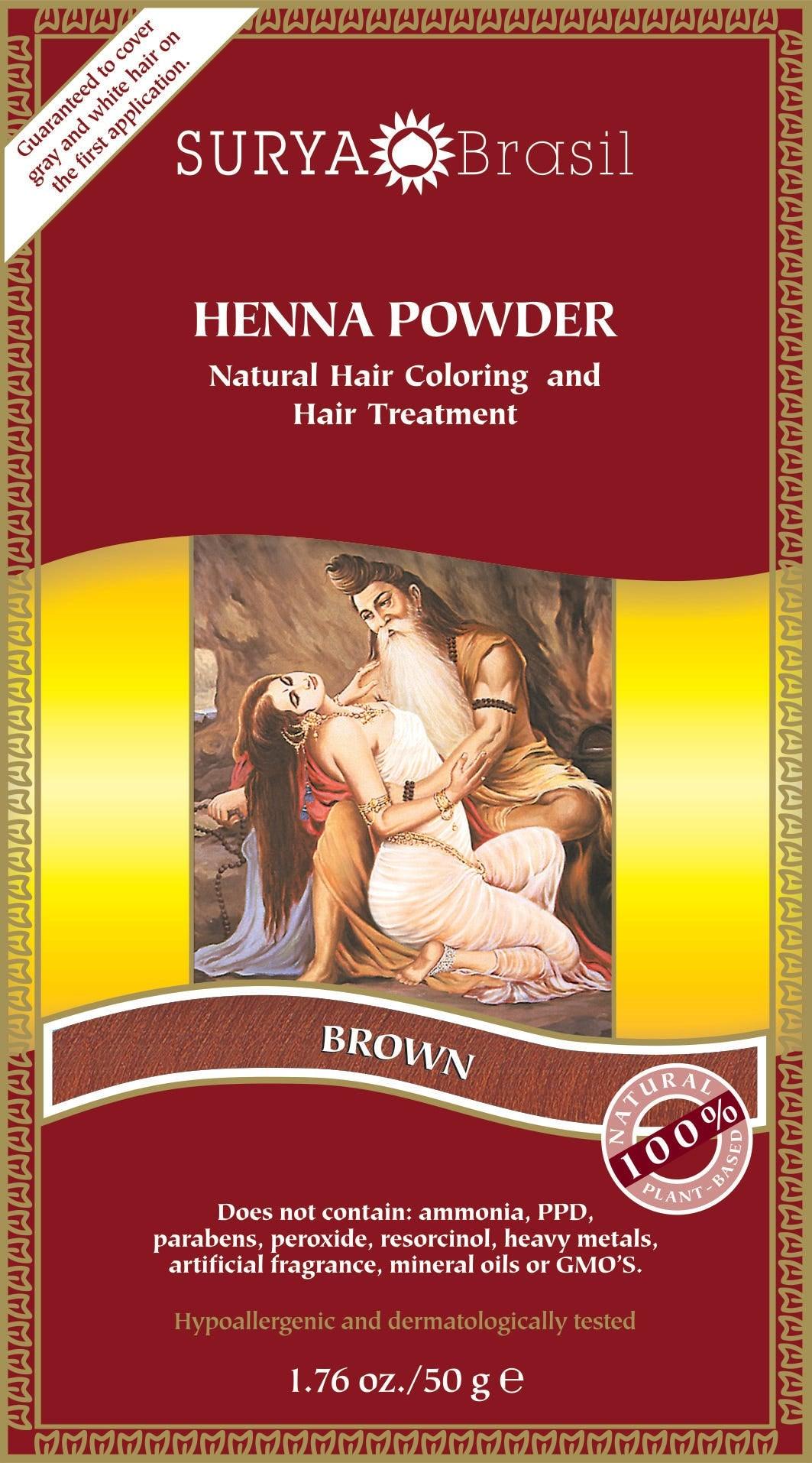 Surya Brasil Brown Henna Powder - 50g