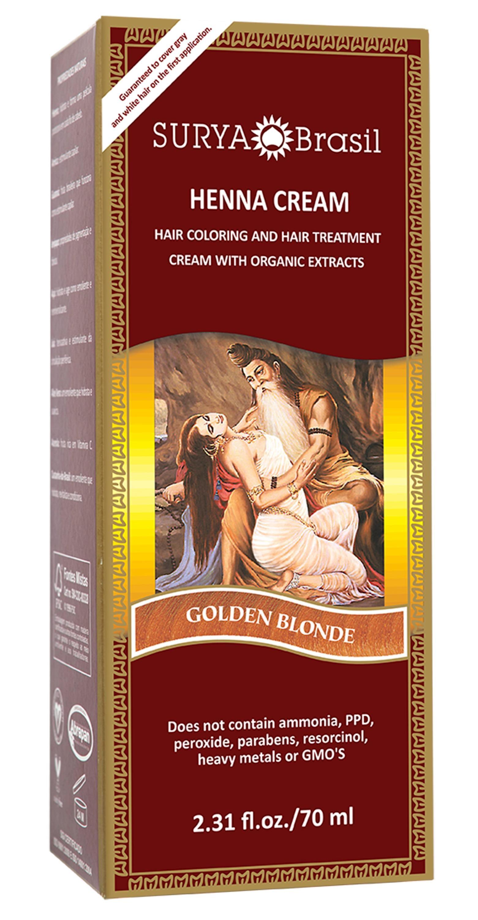 Surya Brasil Henna Cream Golden Blonde 70ml