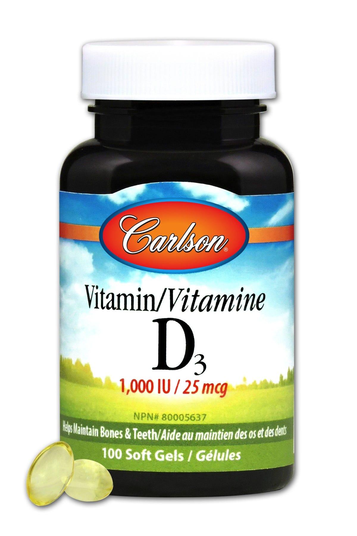 Carlson Vitamin D 1000IU 100sg