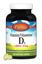 Carlson Vitamin D 1000IU 250sg