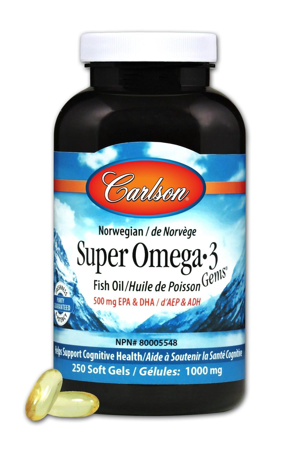 Carlson Laboratories Super Omega-3, 250sg Online