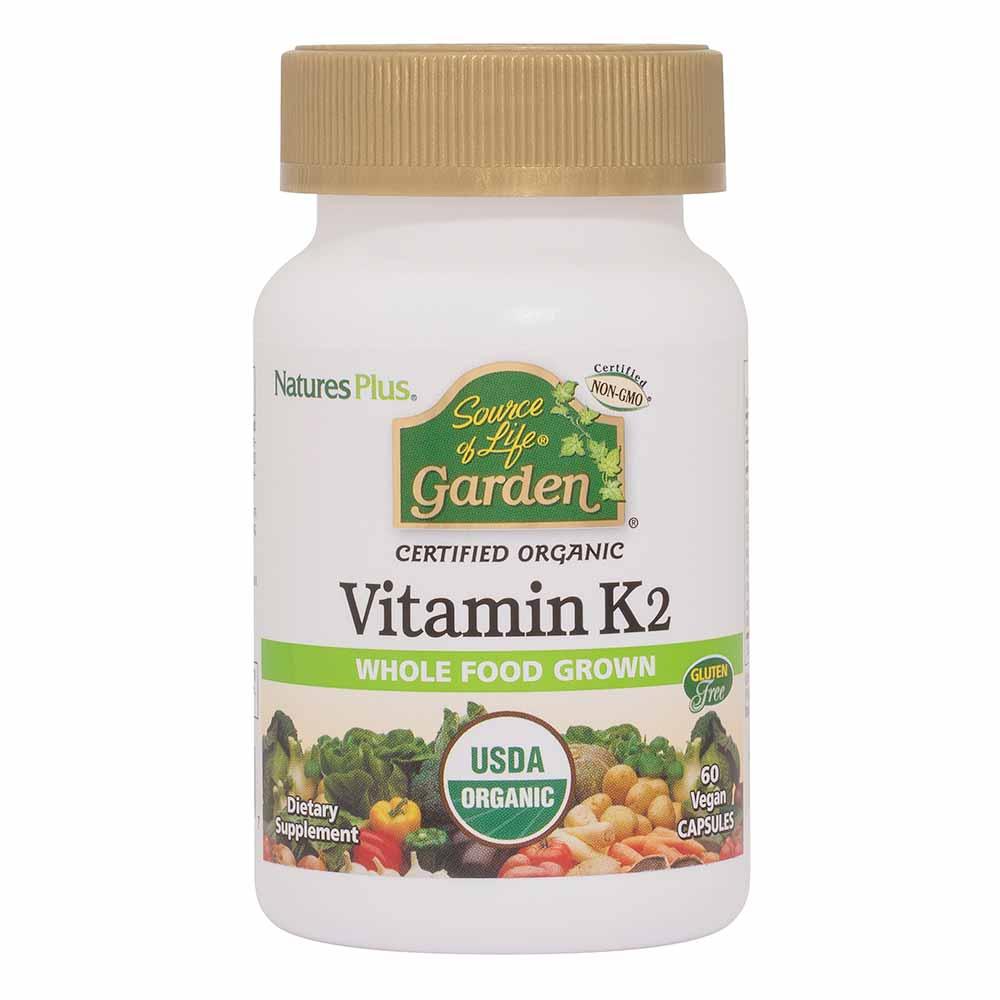 Nature's Plus Source of Life Garden Vitamin K2 - 60 Veg Capsules