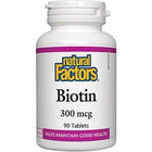 Natural Factors Biotin 300mcg 90t