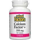 Natural Factors Calcium Factor+ Citrate 350 mg 90t