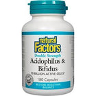 Natural Factors Acidophilus & Bifidus 2x 10 Billion 180c