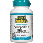 Natural Factors Acidophilus & Bifidus 2x 10 Billion 90c