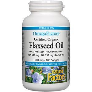 Natural Factors Flaxseed Oil 180sg