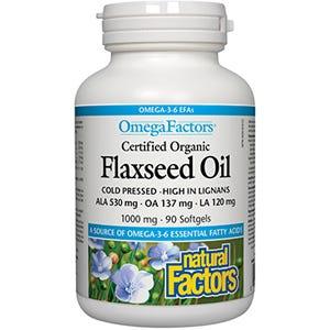 Natural Factors Flaxseed Oil 90sg