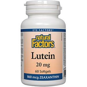 Natural Factors Lutein 20 mg 60sg
