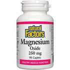Natural Factors Magnesium Oxide 250 mg 90c