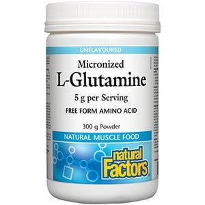 Natural Factors Micronized LGlutamine 5 g 300 g