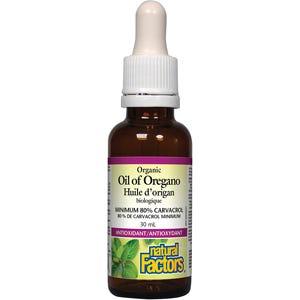 Natural Factors Organic Oil of Oregano 30 mL