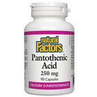 Natural Factors Pantothenic Acid 250 mg 90c