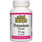 Natural Factors Potassium Citrate 99 mg 90t