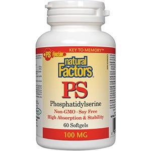 Natural Factors PS Phosphatidylserine 100 mg 60sg