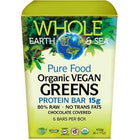 Natural Factors Whole Earth & Sea Organic Vegan Greens Protein Bar per bx of 6 (6 bar)