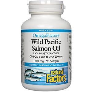 Natural Factors Salmon Oil 1300 mg 90 epsg