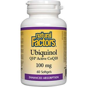 Natural Factors Ubiquinol Active CoQ10 100mg 60sg
