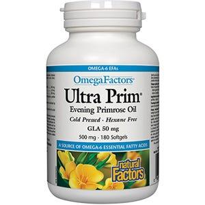 Natural Factors Ultra EPrimRose Oil 500 mg 180sg