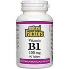 Natural Factors Vitamin B1 100 mg 90t