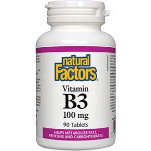 Natural Factors Vitamin B3 100 mg 90t