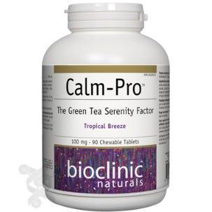Bioclinic Naturals Calm-Pro 100mg 90 Chewable Tablets