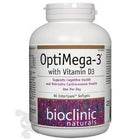 BioClinic Naturals OptiMega-3 with Vitamin D3, 90 Softgels