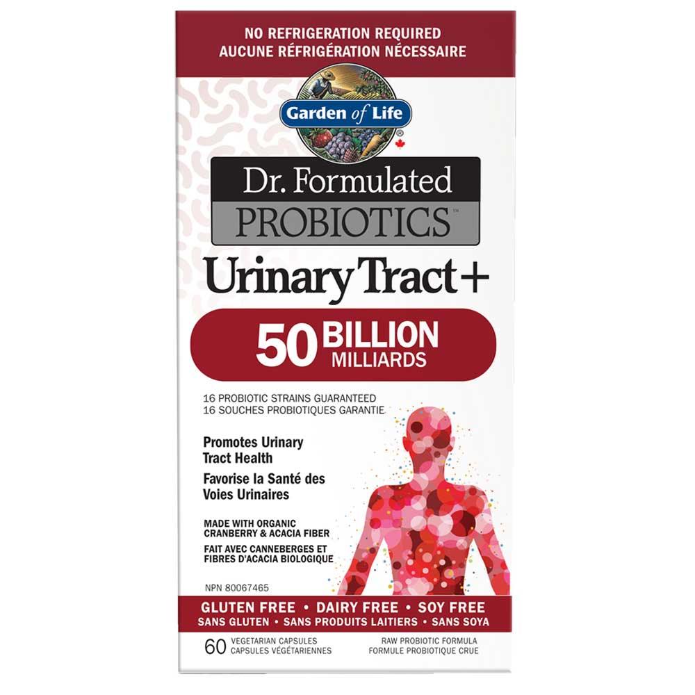 Garden of Life Urinary Tract+ 50 Billion Shelf Stable 60 Veg-Caps