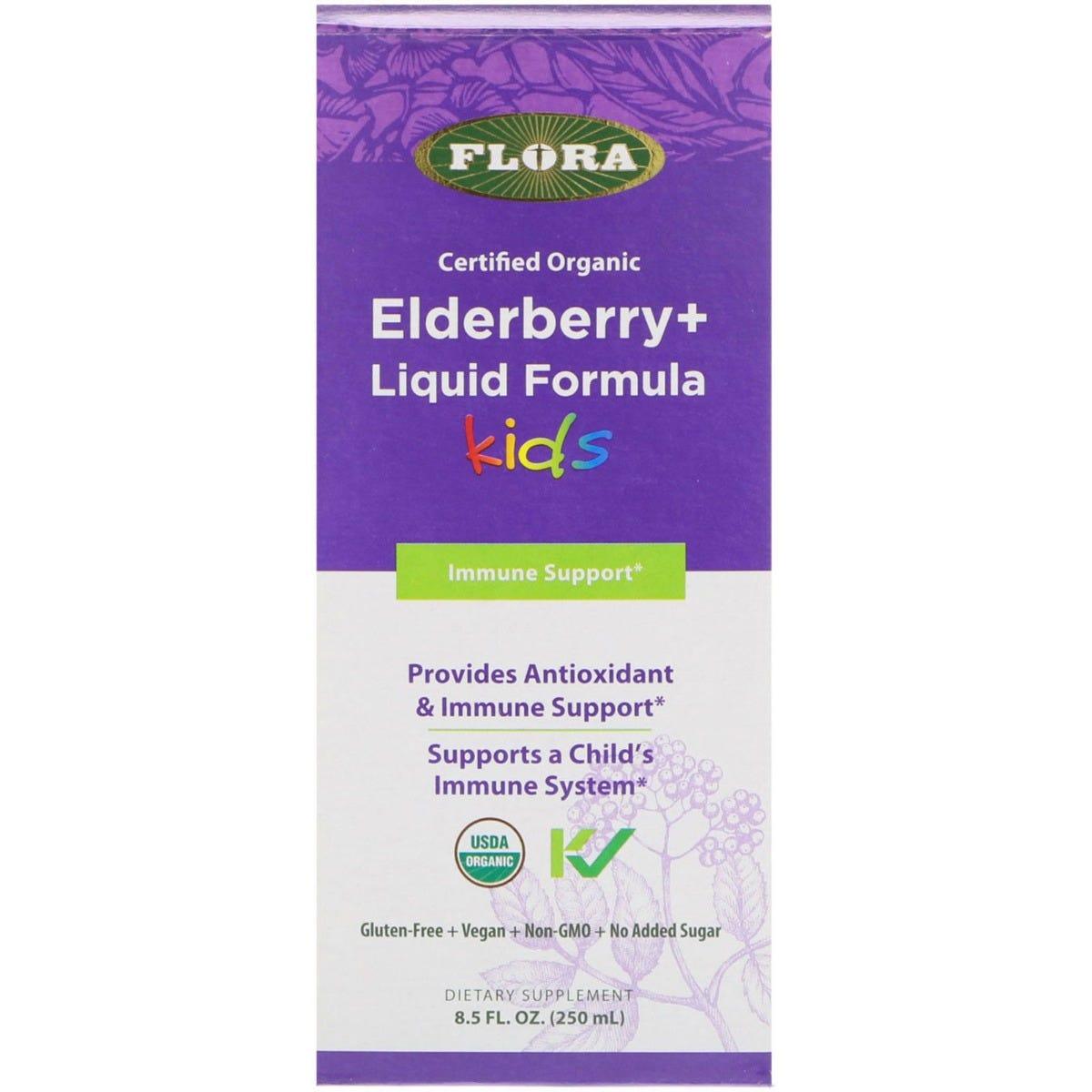 Flora Elderberry+ Liquid Formula Kids 250ml