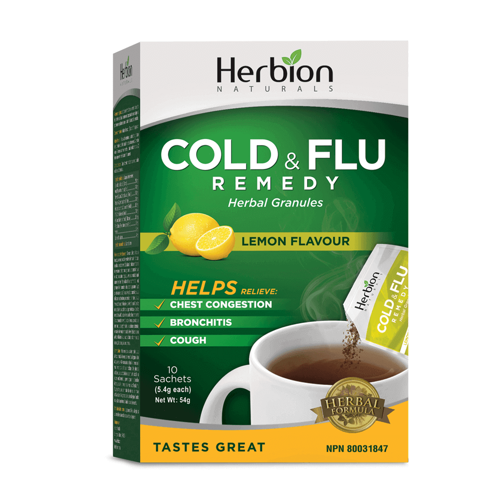 Herbion Herbion Cold and Flu Lemon Flavour 10 sachets