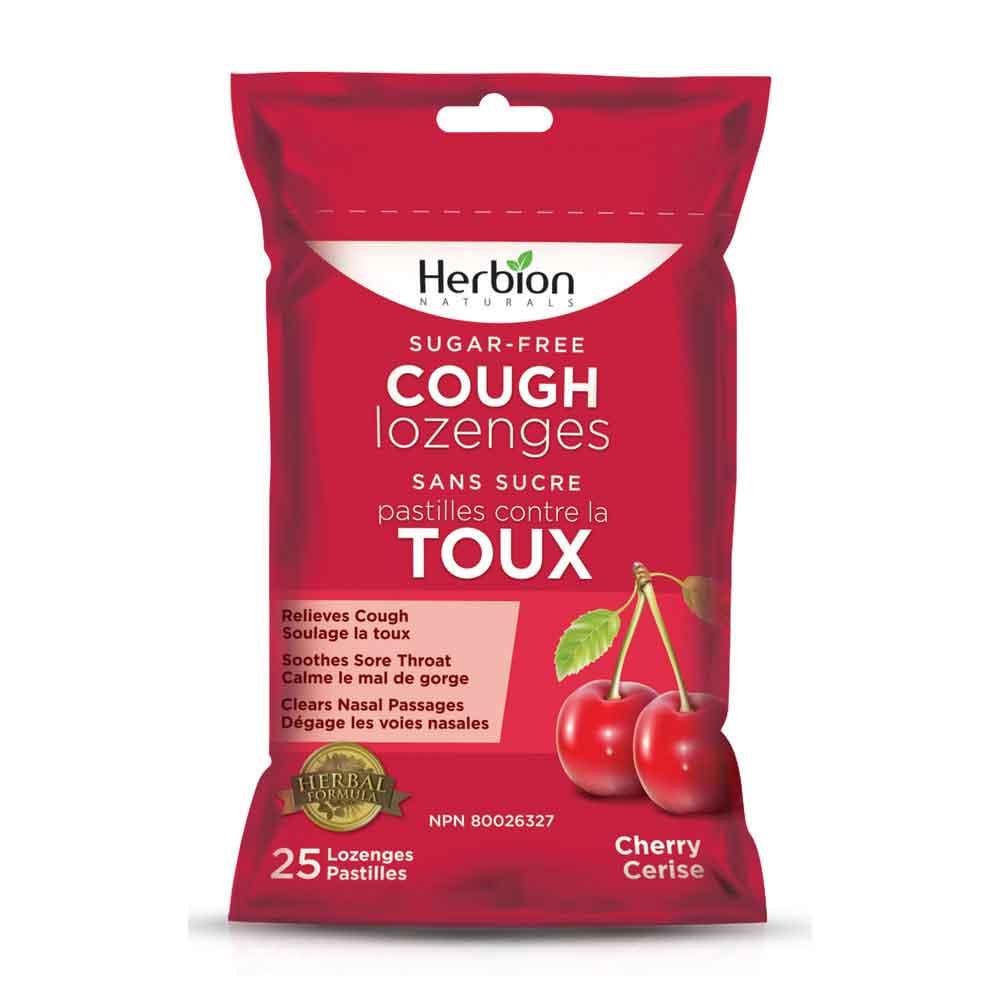 Herbion Sugar-Free Cherry Cough Lozenges - 25 Lozenges