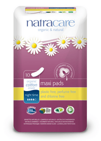 Natracare Night-Time Pads 10 count