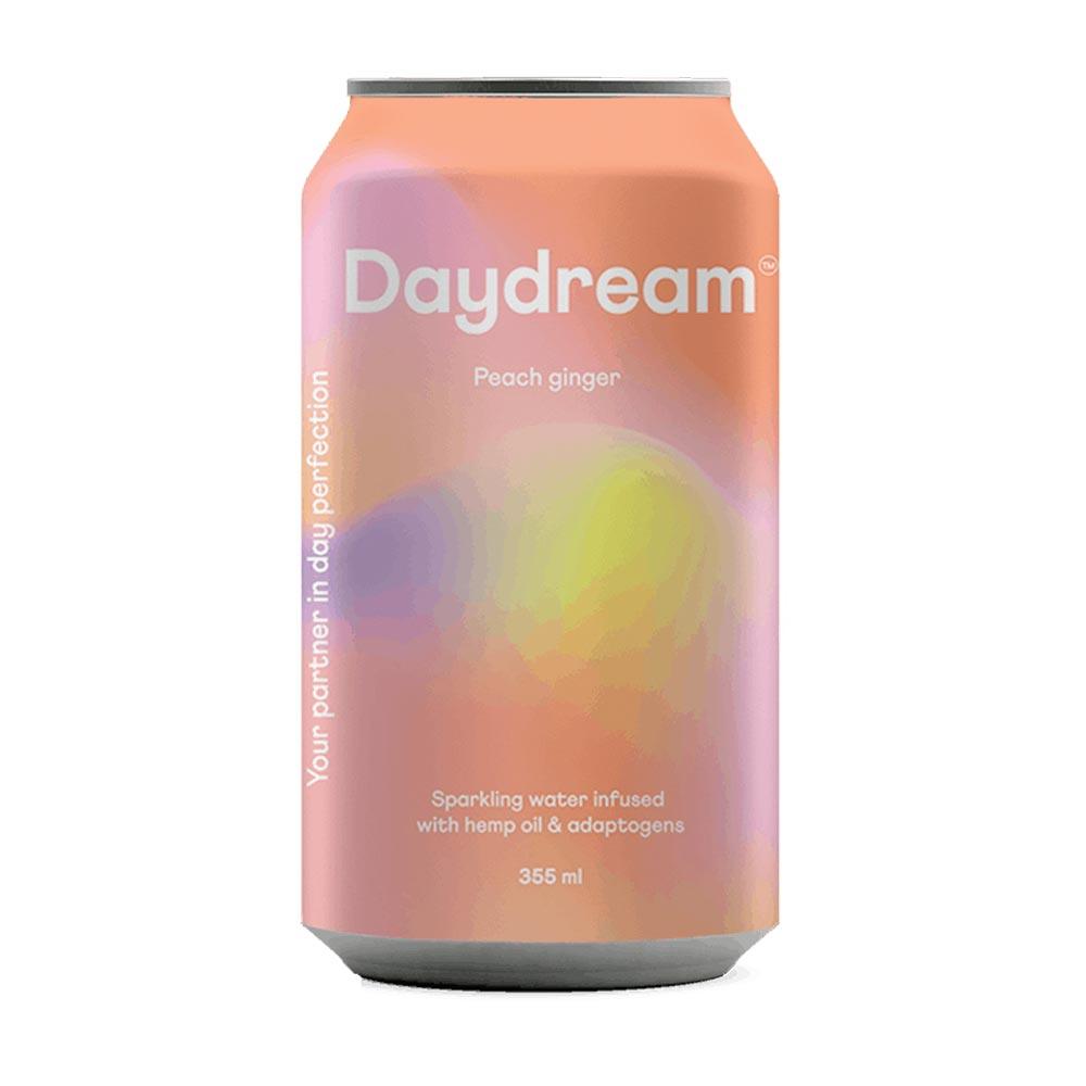 Daydream Hemp Peach Ginger Sparkling Water 355ml