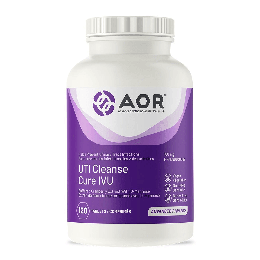AOR UTI Cleanse with Cranberry, 120 tabs