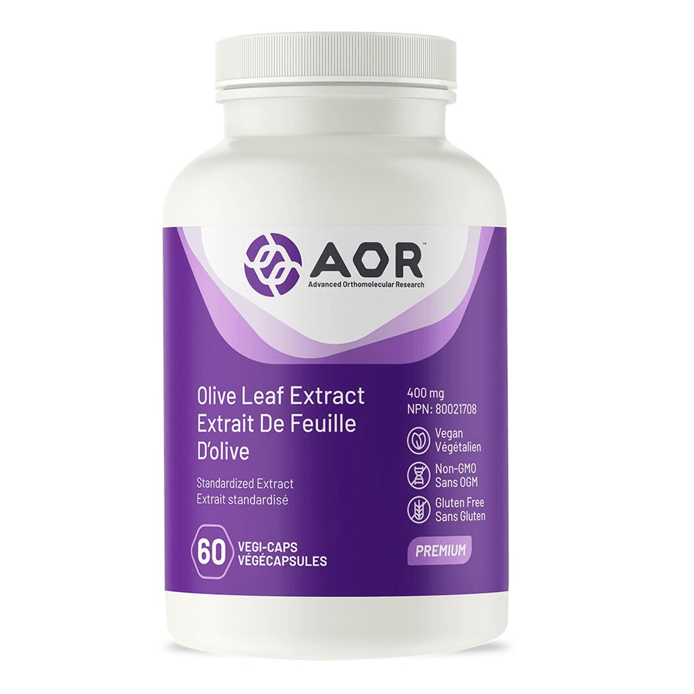 AOR Olive Leaf Extract, 60 Vcaps
