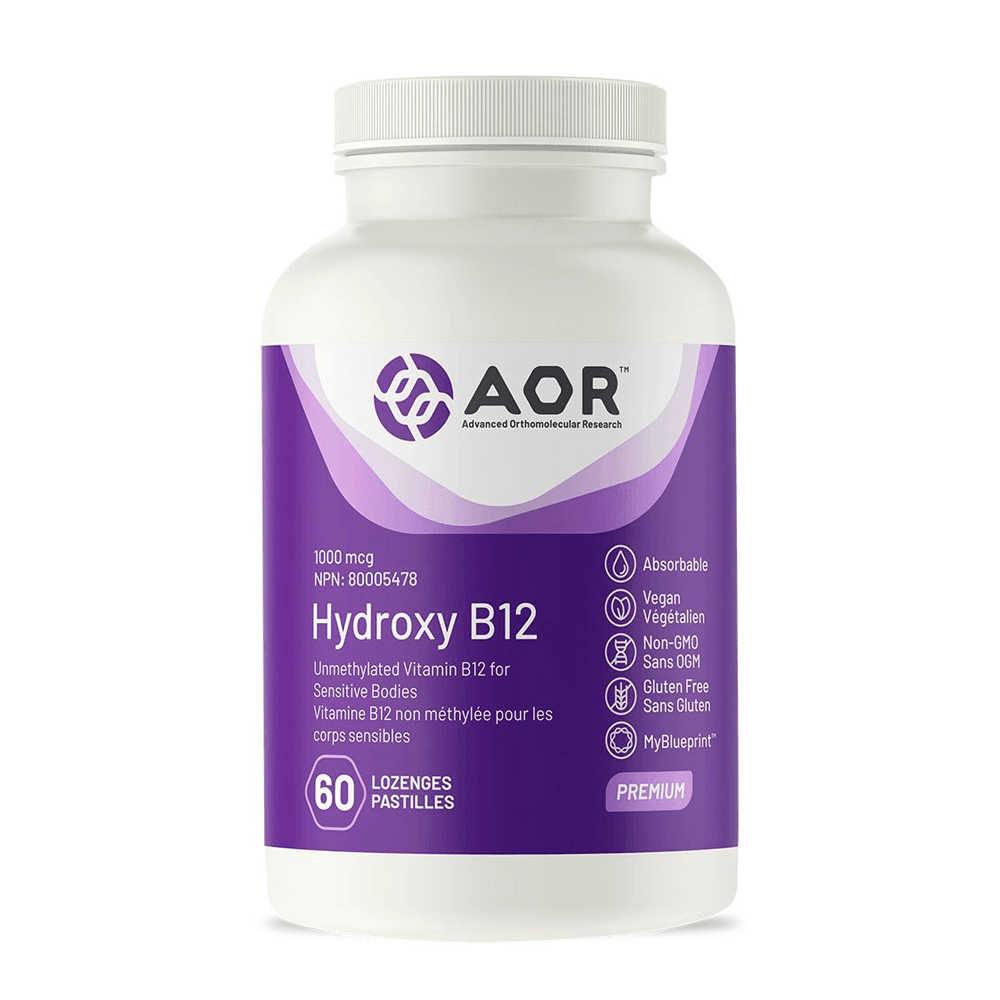 AOR Hydroxy B12, 60 Lozenges
