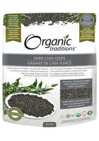 Organic Traditions Dark Chia Seeds - 454g